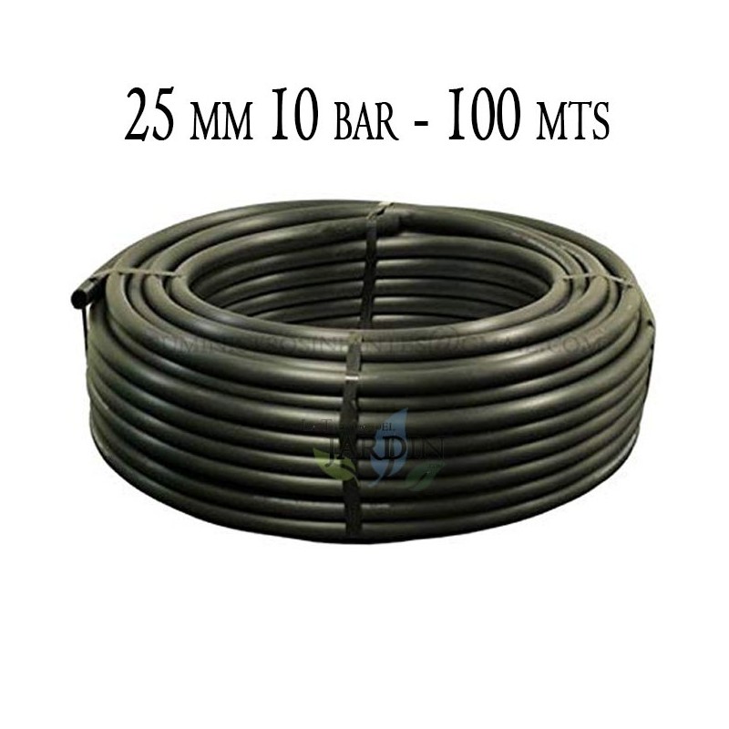 Tube Polyéthylène 25mm | Tube Agricole 25mm 10 bar 100 mètres | Tube d'irrigation 25mm | Tuyau d'irrigation 25 mm.