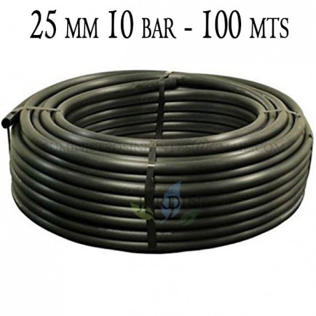Tube Polyéthylène 25mm | Tube Agricole 25mm 10 bar 100 mètres | Tube d'irrigation 25mm | Tuyau d'irrigation 25 mm.