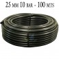 Tube Polyéthylène 25mm | Tube Agricole 25mm 10 bar 100 mètres | Tube d'irrigation 25mm | Tuyau d'irrigation 25 mm.
