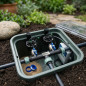 Sistema de Riego Automático para Jardín de 2 Zonas | Electroválvula Rain Bird HV 1" 9V | Programadores a Pilas