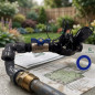 Système d'arrosage de jardin automatique avec 1 zone avec programmateur ELC401 et électrovanne Rain Bird HV 1'' 24v