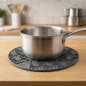 Gray Magnetic Trivet for High Temperatures - 4 Strong Integrated Magnets [20 cm]