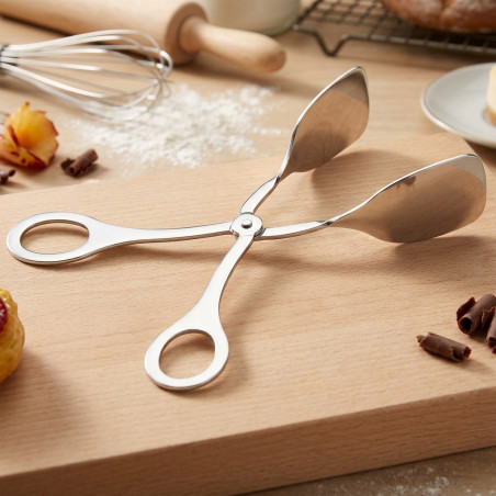 Pinza de Repostería Inoxidable 20 Cm para Utensilios de Cocina