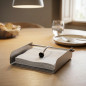 Servilletero Metálico | Acero Inoxidable | 18x19x5 cm | Cocina Mesa | Diseño Moderno | Resistente | Organización Servilletas