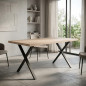 Mesa Cocina Comedor | Marrón Rectangular | 160x90x76 cm | Hogar | Diseño Moderno | Resistente | Modelo Marchena