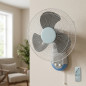 Wandventilator 45W mit Fernbedienung, 48x43x30 cm