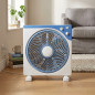Ventilateur sur pied oscillant 30 cm avec minuterie | Puissance 45 W | Air frais | Faible consommation d'énergie | Idéal pour la