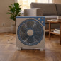 Ventilateur sur pied oscillant 30 cm avec minuterie | Puissance 45 W | Air frais | Faible consommation d'énergie | Idéal pour la