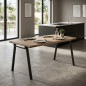 Mesa de Cozinha, Mesa de Jantar Retangular Marrom para Casa 160x90x76 cm, Grazalema Mesa de Cozinha, Mesa de Jantar Retangular Marrom para Casa 160x90x76 cm, Grazalema