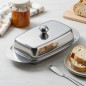 Lacor stainless steel butter dish [11 x 22 cm]