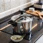 Autocuiseur avec Vapeur en Acier Inoxydable à Induction Lacor - 12 Litres