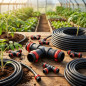 Pack of 100 Drip Irrigation Tees 20mm with Safety Ring | 20mm Pipe Connector Tee | Drip Tee for 20mm Irrigation Hose