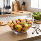 Runde Salatschüssel aus Acryl von Lacor - 4 Liter