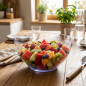 Ensaladera De Frutas Lacor 4L | Acrílico Transparente Redondo Para Cereales, Verduras Y Postres | Diseño Elegante Y Resistente Ensaladera De Frutas Lacor 4L | Acrílico Transparente Redondo Para Cereales, Verduras Y Postres | Diseño Elegante Y Resistente