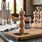 Lacor wooden pepper mill - 15 cm