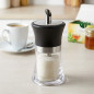 Transparent plastic sugar bowl Lacor - 14 cm