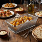LACOR Rectangular basket with handles made of stainless steel [21 x 11 x 6 cm]