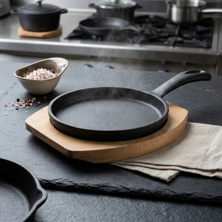  LACOR Mini Smooth magma pan 22 x 12.5 x 1.7 cm cast iron, black color