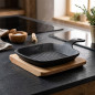 LACOR Mini magma grill 21 x 13.5 x 2.5 cm cast iron, black color