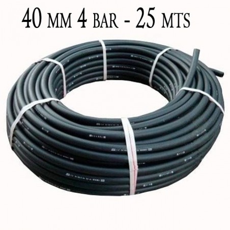 Tube Polyéthylène 40mm | Tube Agricole 40mm 4 bar 25 mètres | Tube d'irrigation 40mm | Tuyau d'irrigation 40 mm.