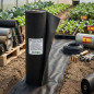 Black Weed Control Fabric 2 x 50 m 150 g/m² | Water-Permeable and Breathable Geotextile Fabric | Weed Protection