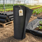 Malla Antihierbas Negra 2 x 50 m 150 gr/m2 | Malla Geotextil Permeable al Agua y Transpirable | Protección contra Malas Hierbas