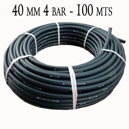 Tube Polyéthylène 40mm | Tube Agricole 40mm 4 bar 100 mètres | Tube d'irrigation 40mm | Tuyau d'irrigation 40 mm.