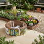 Brown Composite Border 0.09 x 5 meters with a thickness of 4.5 mm, ideal for gardens Brown Composite Border 0.09 x 5 meters with a thickness of 4.5 mm, ideal for gardens