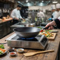 Sarten Wok 28 cm Acero Lacor | Sartén de Cocina Profesional, compatible con inducción y gas | Wok Antiadherente Sarten Wok 28 cm Acero Lacor | Sartén de Cocina Profesional, compatible con inducción y gas | Wok Antiadherente