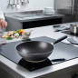 Wok de aço Lacor 28cm | Panela profissional para cozinhar, compatível com fogões de indução e a gás | Wok antiaderente Wok de aço Lacor 28cm | Panela profissional para cozinhar, compatível com fogões de indução e a gás | Wok antiaderente