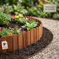 Smooth tinted border 20 x 1.4 x 120 cm, ideal for garden decoration