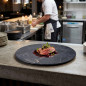 LACOR Rundes Tablett aus Melamin mit Marmoroptik - Ø 44 cm