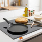 Sarten de crepes 24 cm | Sarten para tortitas | Crepera de Aluminio fundido | Antiadherente | Apta todas las cocinas