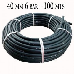Tube Polyéthylène 40mm | Tube Agricole 40mm 6 bar 100 mètres | Tube d'irrigation 40mm | Tuyau d'irrigation 40 mm.