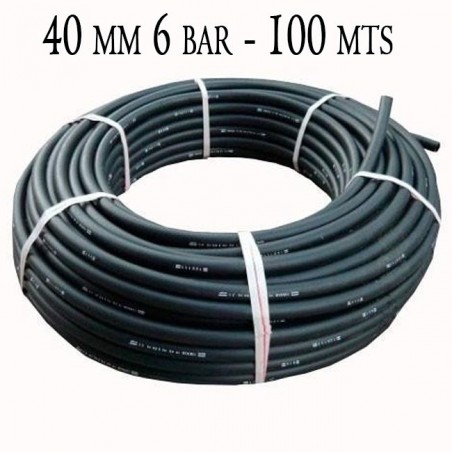 Agricultural Polyethylene Pipe 40mm 6 bar 100mt black