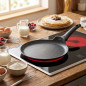 LACOR Forged aluminum crepe maker, Non-stick, Ø24cm.  Suitable for all types of kitchens.