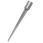Pack 4 Soporte Poste de Madera Ø 10cm/90cm | Piqueta Acero Galvanizado redonda | Clavar Anclajes Base Poste para Enterrar