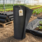 Malla Antihierbas Negra 1 x 50 m 150 gr/m2 | Malla Geotextil Permeable al Agua y Transpirable | Protección contra Malas Hierbas