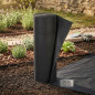 Black Weed Control Fabric 2 x 50 m 150 g/m² | Water-Permeable and Breathable Geotextile Fabric | Weed Protection