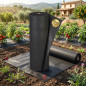 Black Weed Control Fabric 2 x 50 m 150 g/m² | Water-Permeable and Breathable Geotextile Fabric | Weed Protection