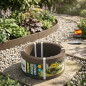 Bordura composita marrone scuro 0,135 x 5 metri | Confezione da 4 strisce di bordura, spessore 4,5 mm | Ideale per giardini Bordura composita marrone scuro 0,135 x 5 metri | Confezione da 4 strisce di bordura, spessore 4,5 mm | Ideale per giardini