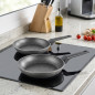 Set of 2 Aluminum Frying Pans | Suitable for All Types of Stoves 20cm - 24cm | Non-Stick Coating