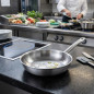 LACOR Chef Stainless Steel Frying Pan - Ø 28 x 5.5 cm