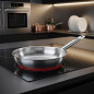 Poêle à frire de chef Lacor en acier inoxydable - Ø 24 x 6,5 cm