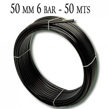 Agricultural Polyethylene Pipe 50mm 6 bar 50mt black