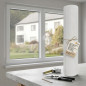 Moskitonetzgewebe 0,80 x 30 m | Weißes Fenstergewebe | Zuschneidbares Moskitonetz | Mückenschutzmittel 120 g/m²
