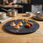 LACOR Rundes Tablett aus Melamin mit Marmoroptik - Ø 55 cm