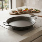 Panela para Paella Lacor em Aço Carbono | Antiaderente | 40 cm | Serve 9 pessoas | Panela para Paella Profissional | Lacor