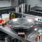 Poêle à Paella Acier Classique Lacor 4 Poignées [115 cm - 120 Portions]