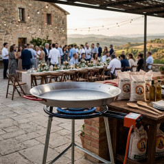 Padella Classica Acciaio Per Paella LACOR [80 cm - 40 Porzioni]